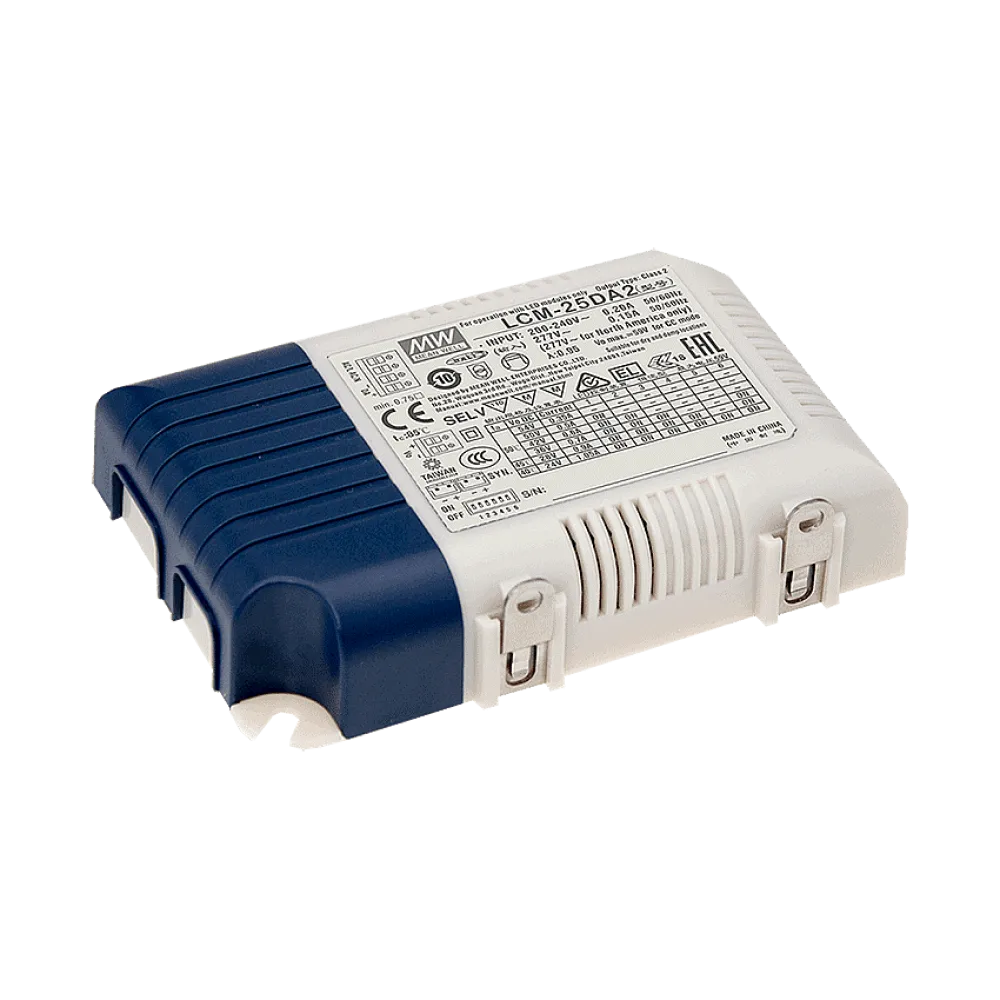 25W LED Driver CC 350/500/600/700/900/1050mA, DALI2