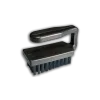 ESD dissipative brush, hard, 30 x 65mm