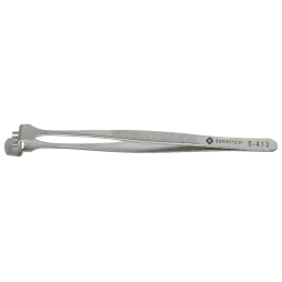 Wafer tweezers 130mm shape 4 DWF with teeth