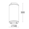 Up&Down Ceiling 7501C/HC3.NB-Ceiling Lamps - Ceiling luminaire - Built-in driver