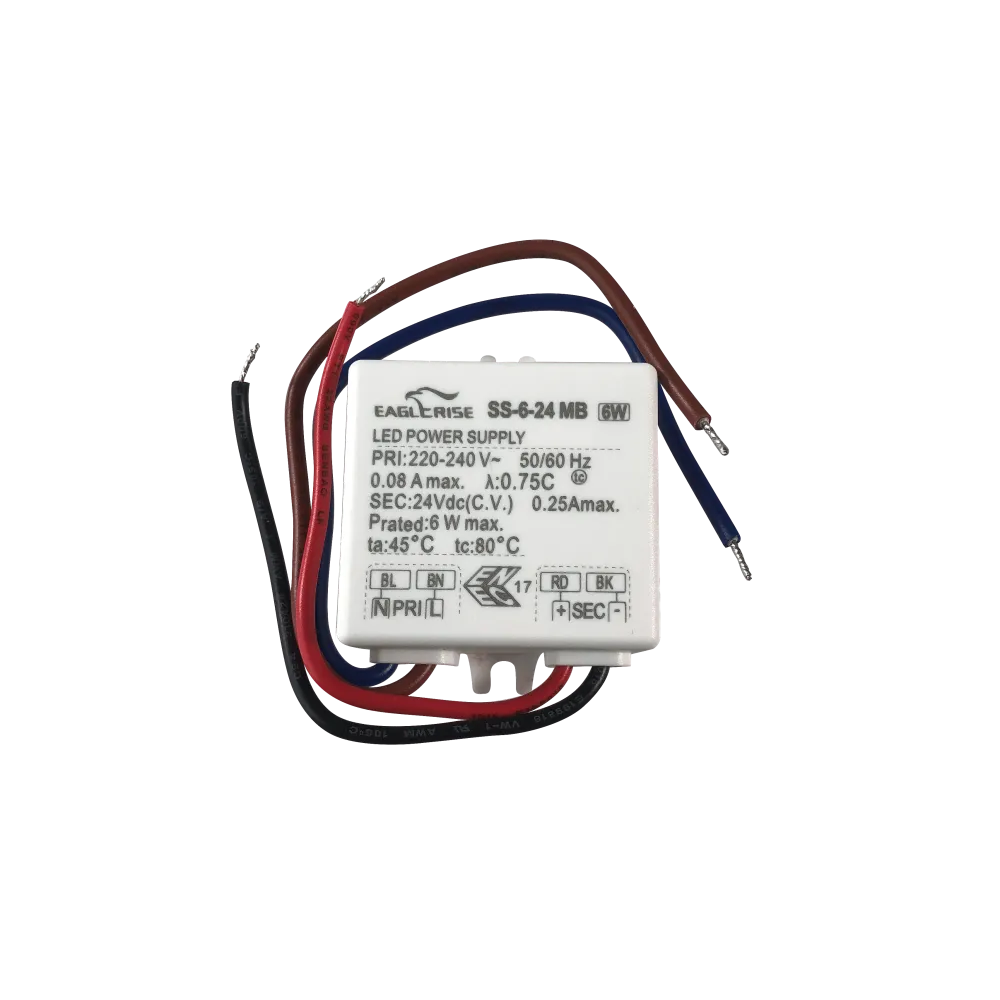 6W LED Driver Constant Voltage 24Vdc/0.25A