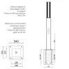 Orion One 494F0/NR35PO-Urban Lighting - Pole 4 Ways H. 2000
