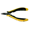 ESD needle nose pliers EUROline dissipative 140 mm smooth gripping surfaces