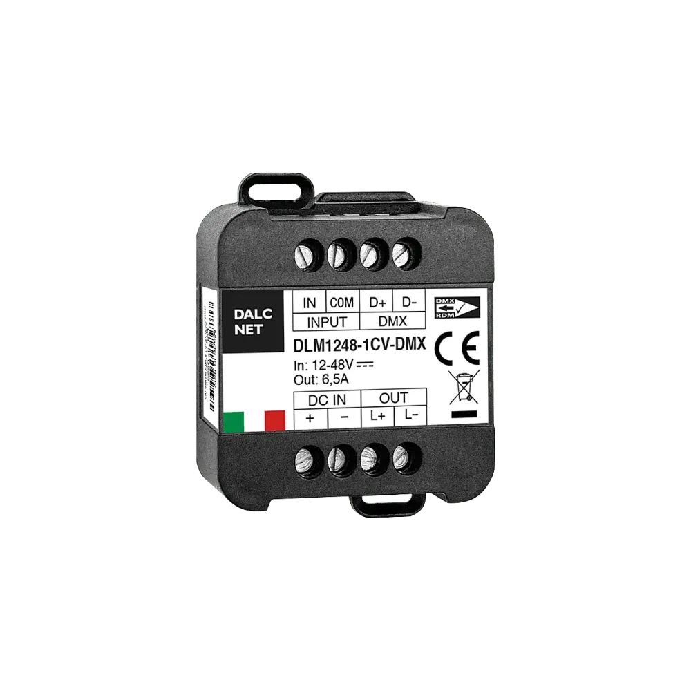 1 channel DMX LED dimmer, constant voltage 12-48VDC