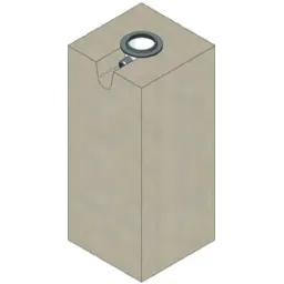 Concrete foundation for road signs
