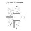 Recta Maxi 9500R/WC3.VS-Wall Recessed - Recessed with smooth ring nut - Built-in driver