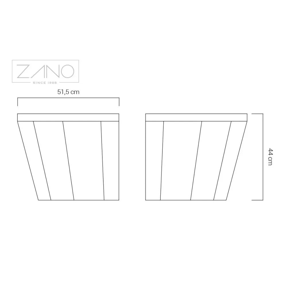 Planter Scandik 90°