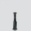 Maxima 385F1/WR8.X3-Small Poles - Bollard H. 750 with anti-glare louvre