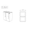 Stilo Recycling Bin