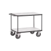 ESD table trolley, up to 600 kg, with 2 shelves, 1000 x 700 mm