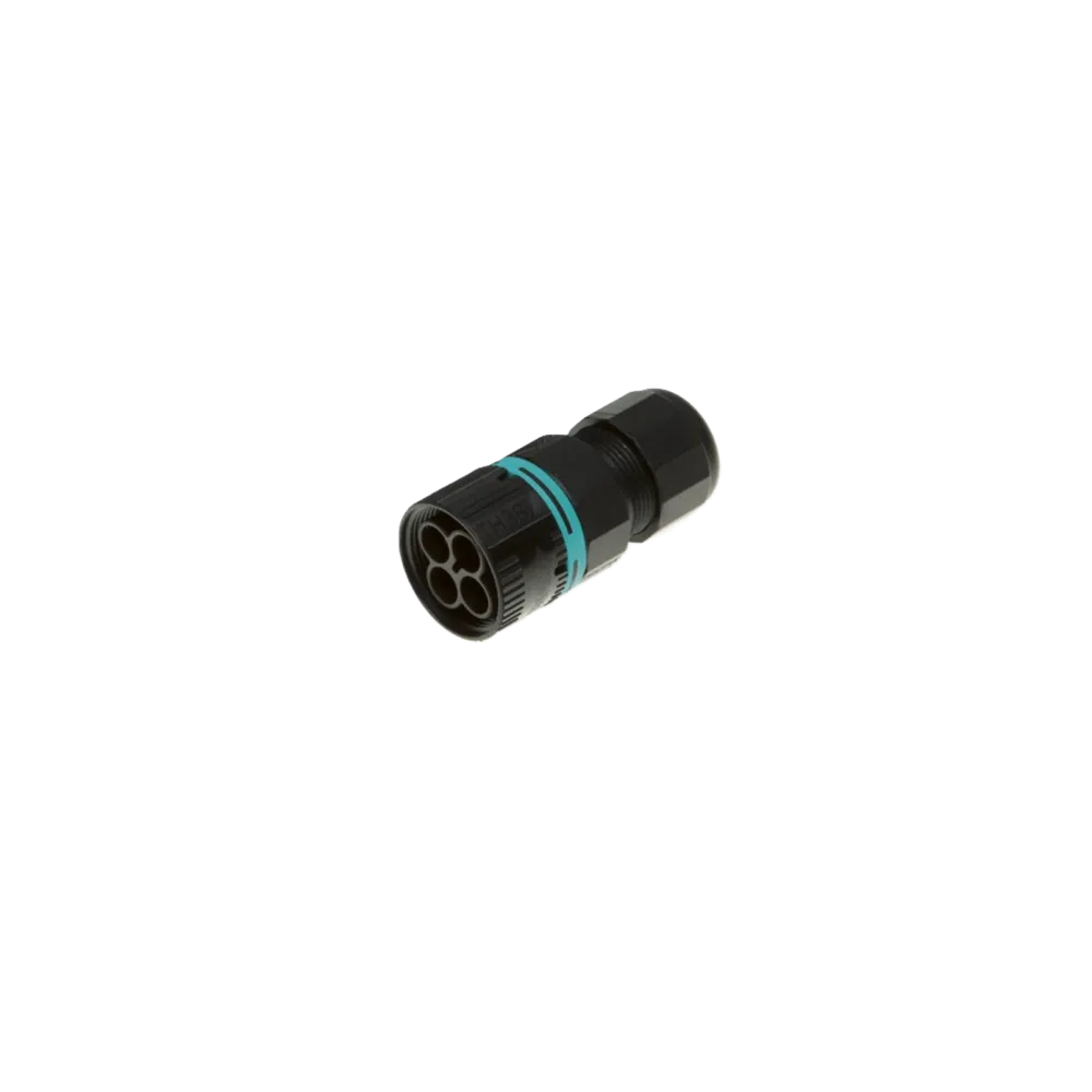 Techno Mini Circular Connector TH387, Plug, 4P, Crimp, D7-12, IP66/IP68