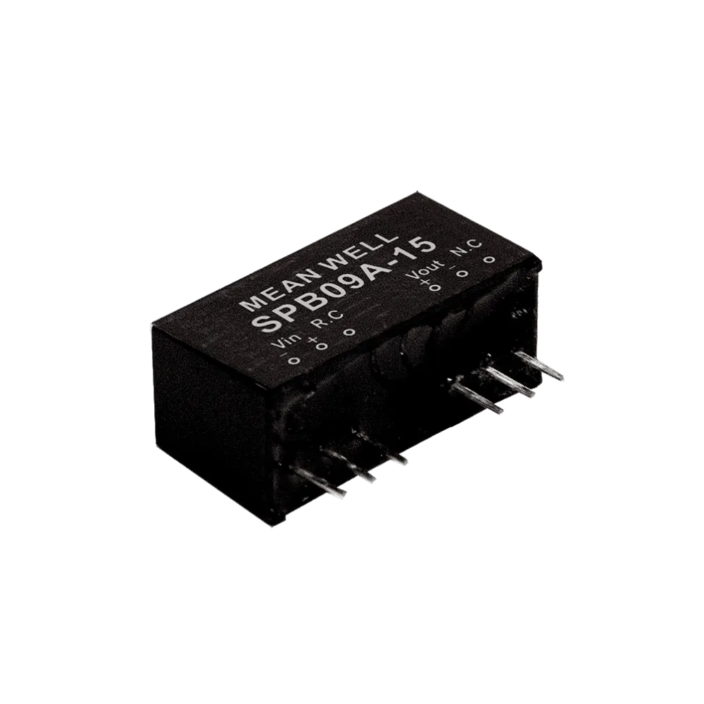 9W DC/DC-Converter, Input 9…18V, Output 15V/0.6A