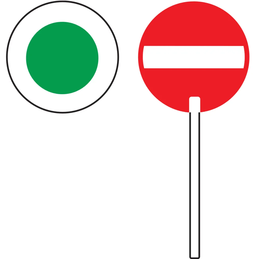 Double-sided sign 