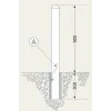 Stainless steel post (Type Berlin)