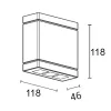 Modo Ceiling 601C1/HP70MB-Ceiling Lamps - Ceiling module