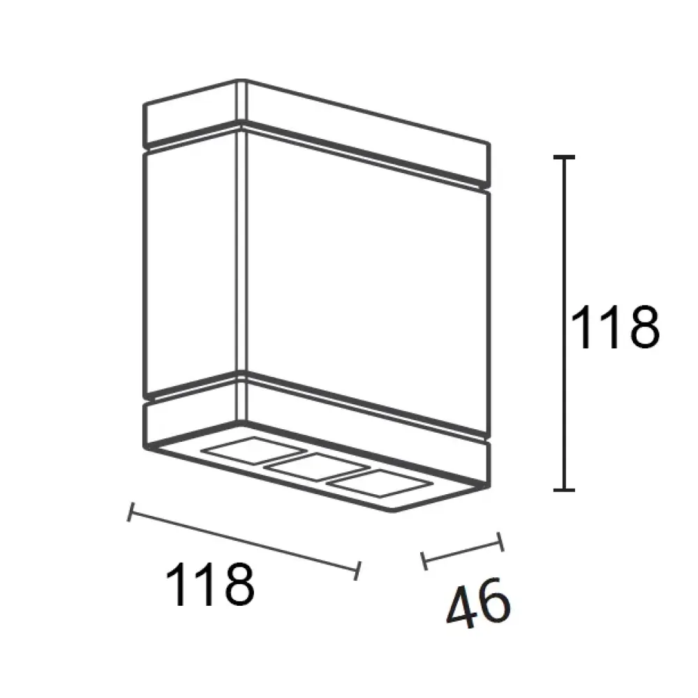 Modo Ceiling 601C1/WD70MB-Ceiling Lamps - Ceiling module DALI