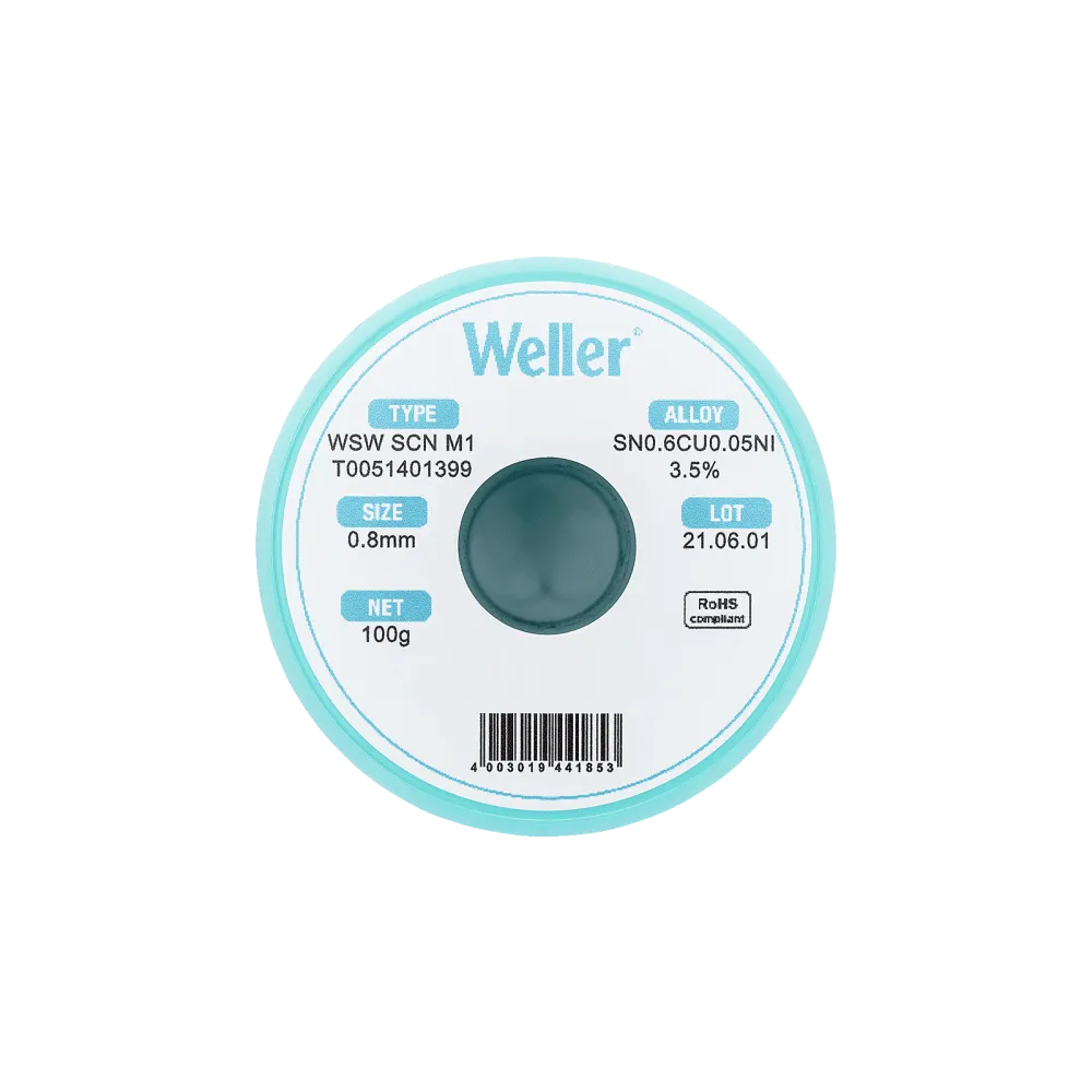 WSW SCN M1 0,8mm, 100g, Sn0,6Cu0,05Ni3,5%