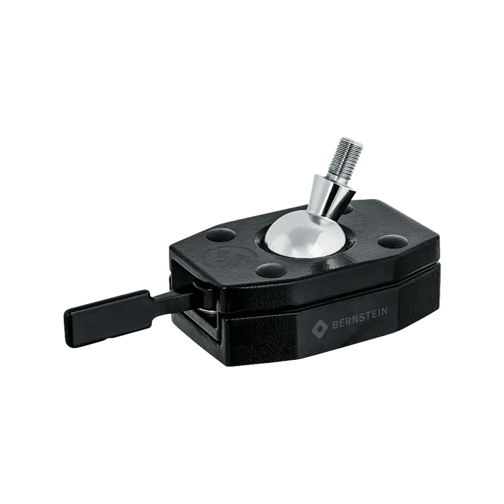 ESD ball joint holder KØ40 M12x20mm screw-on black dissipative