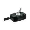 ESD ball joint holder KØ40 M12x20mm screw-on black dissipative