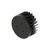 LED star heat sink, ø99mm, H 50mm, Base 10mm, Black anodized