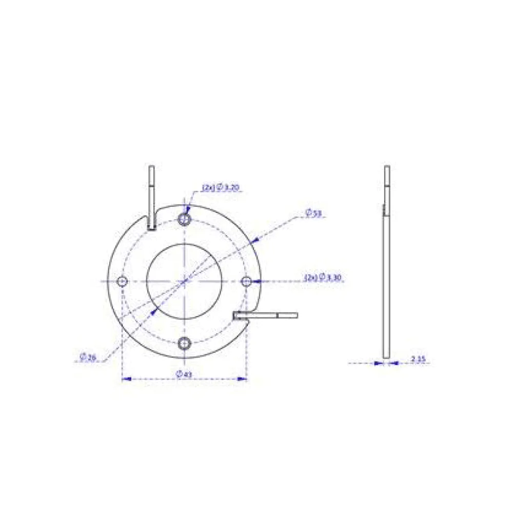 LED Holder for 28x28mm COB