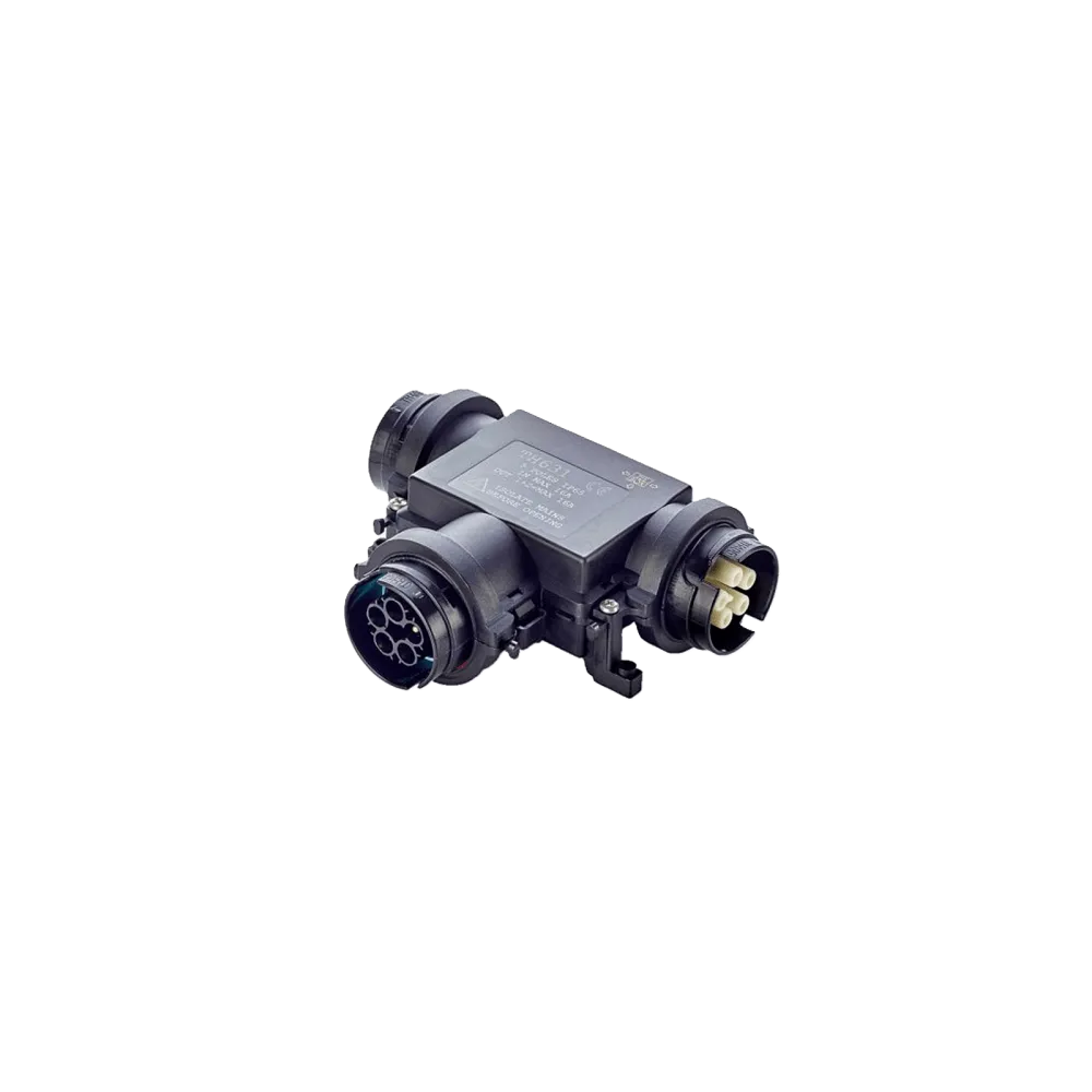 Techno T-Distributor Plug & Socket THR631, 5P, Screw, IP65