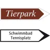 Signposts for pedestrians