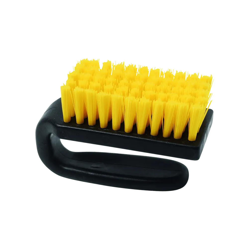 ESD conductive hard brush, nylon, 80mm (yellow)