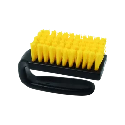 ESD conductive hard brush, nylon, 80mm (yellow)