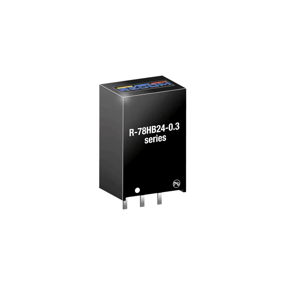 7.2W DC/DC converter, input 36...72V, output 24V/300mA, SIP3