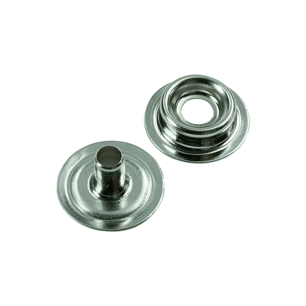 10 mm push button complete (riveting)