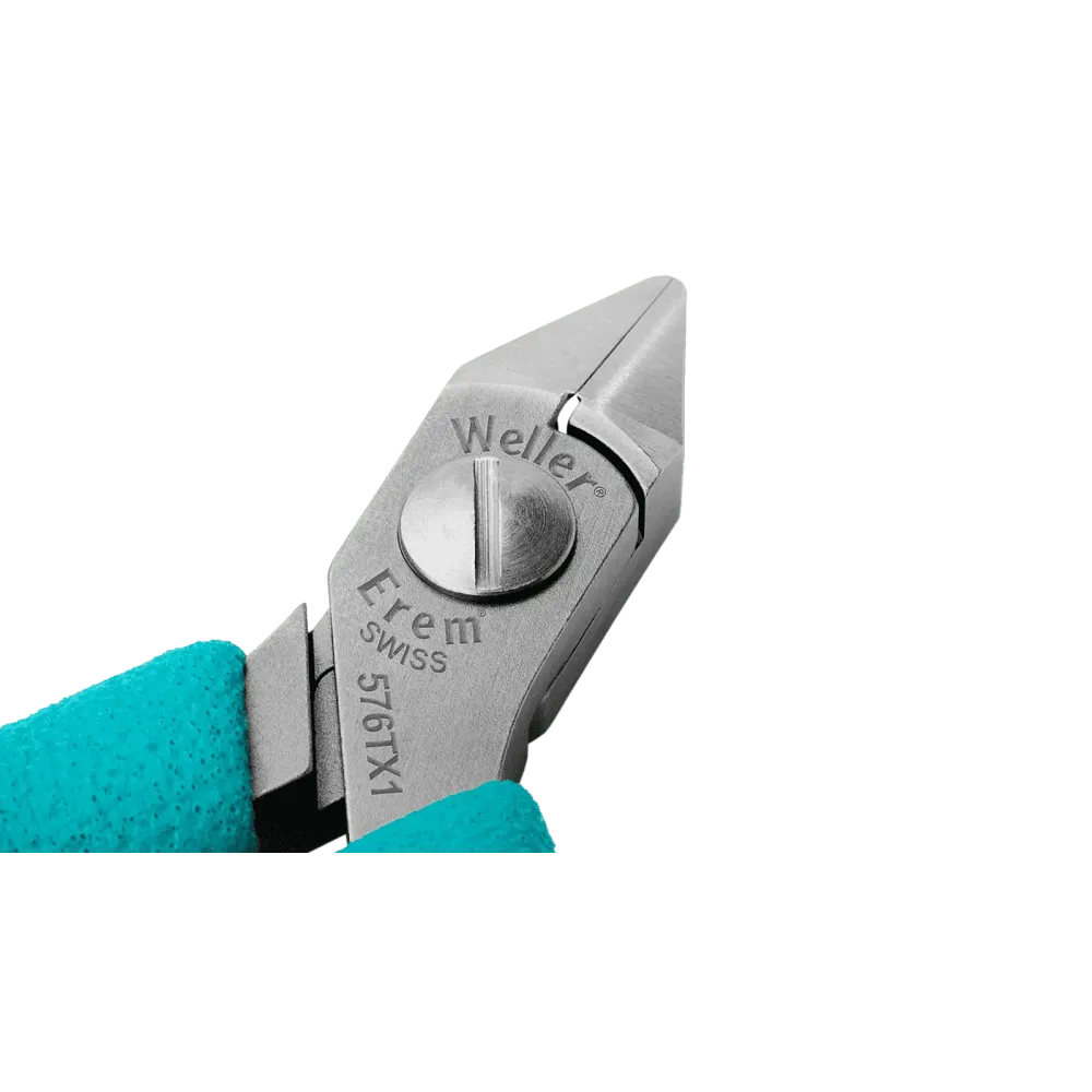 Diagonal cutters, beveled head