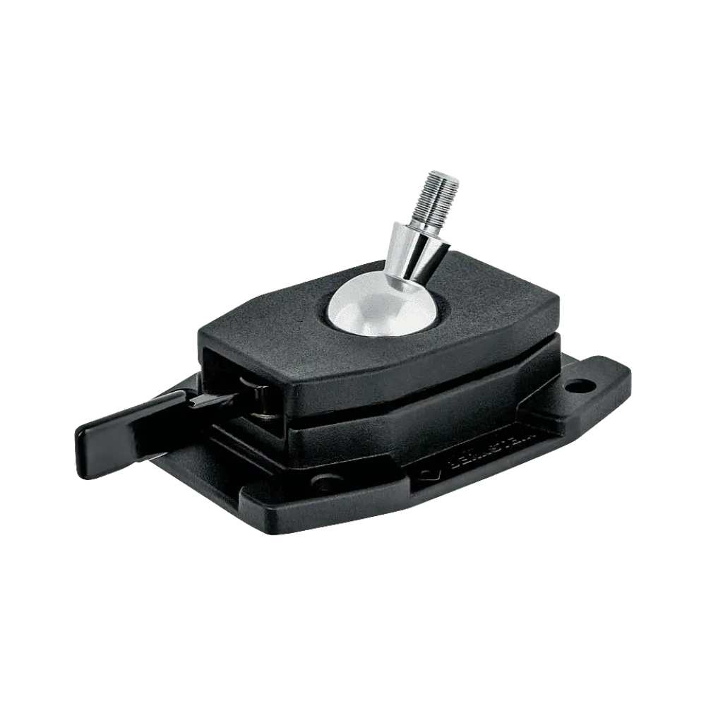 Ball joint holder KØ40 M12x20mm screw-on black