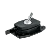 Ball joint holder KØ40 M12x20mm screw-on black