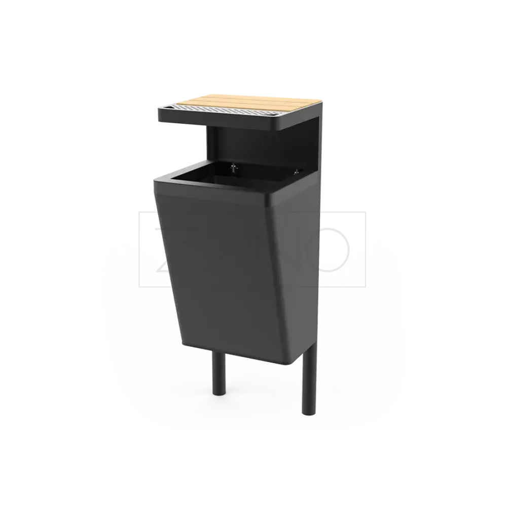 Litter bin Scandik with ashtray