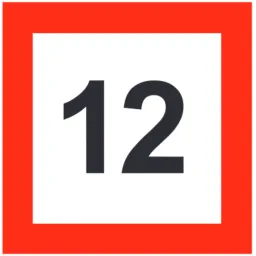 B.3 Obligation not to exceed the indicated speed (km/h)