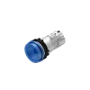 Control light, with LED light, 24Vdc, blue, push-in