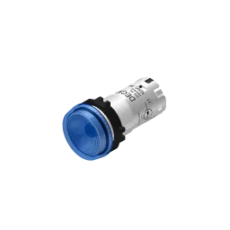 Control light, with LED light, 24Vdc, blue, push-in