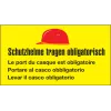 Safety helmets sign