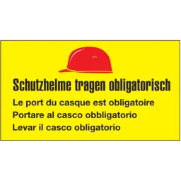 Safety helmets sign