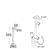 Bloom Mini Bollard 5000F1/WRRCWB-Small Poles - Adjustable Small Pole H. 350 - Remote driver 24Vdc