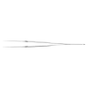 Precision tweezers with flat rounded tips