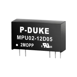 2W medical DC/DC-Converter, Input 9.6..14.4V, Output +15V / +0.134A