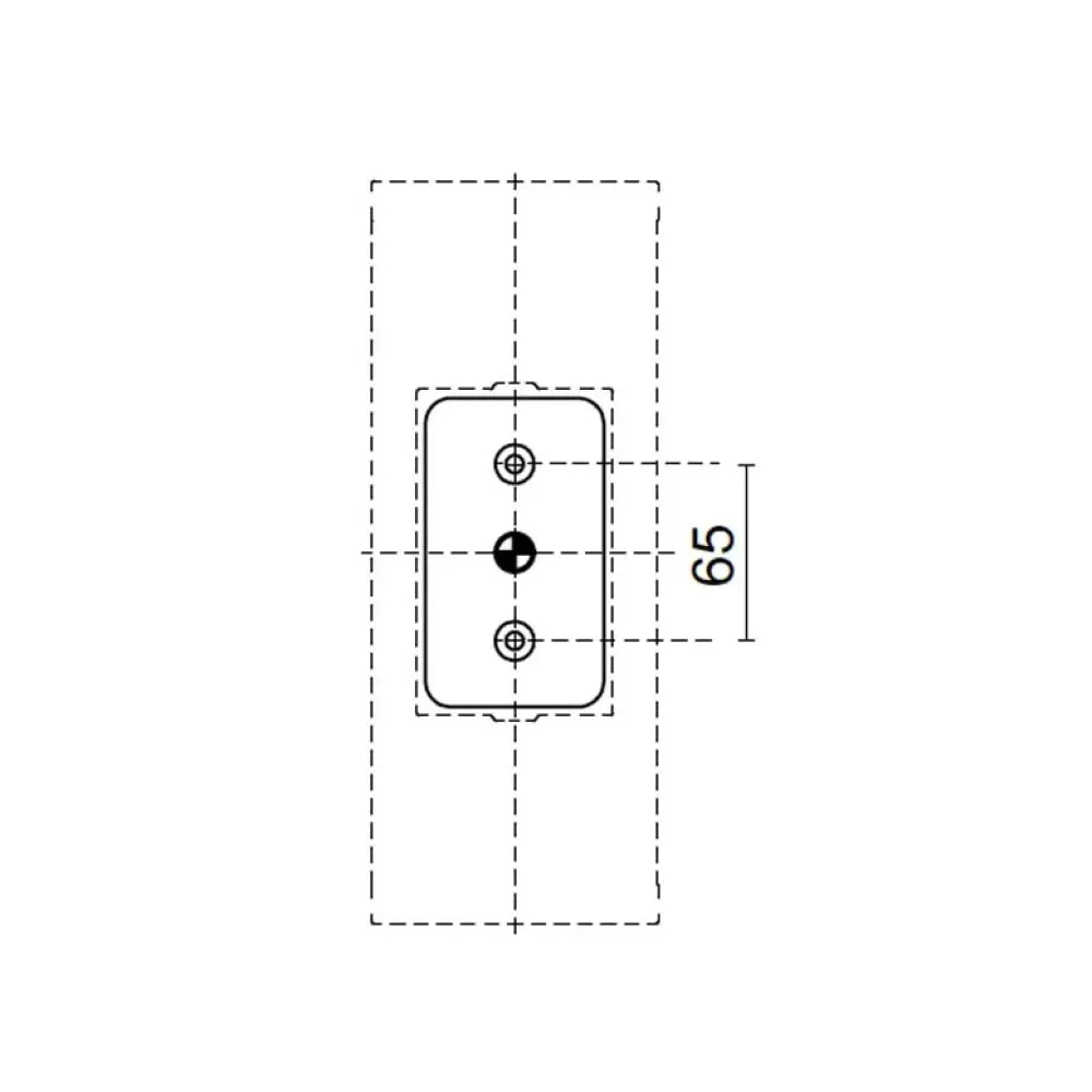 Up&Down Q Wall 9812W/HC0.NB-Wall - Wall luminaire Single Emission - Built-in driver