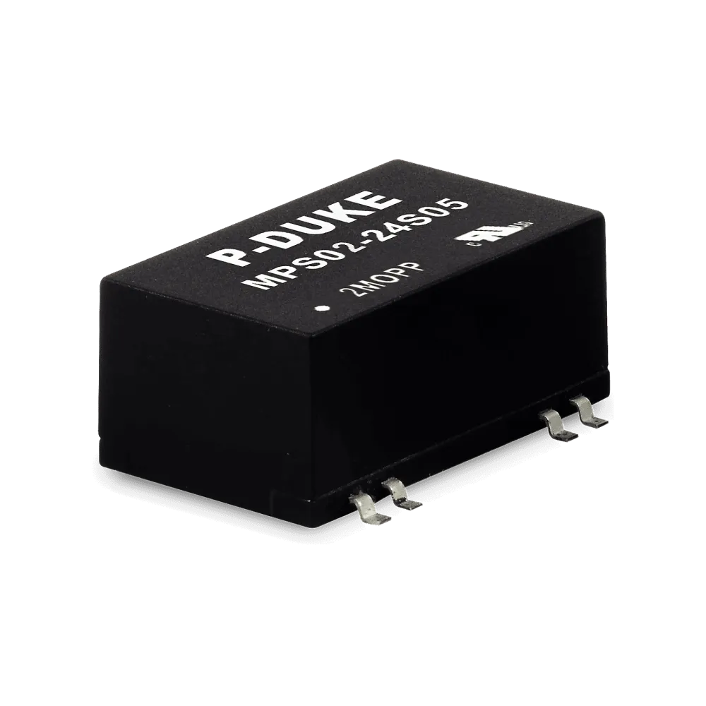 2W medical DC/DC-Converter, Input 18…36V, Output +24V / +83mA