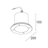 Platho 200C 4250C/NC2.WB.99-Ceiling Recessed - Round ceiling recessed Ø200 - Built-in driver