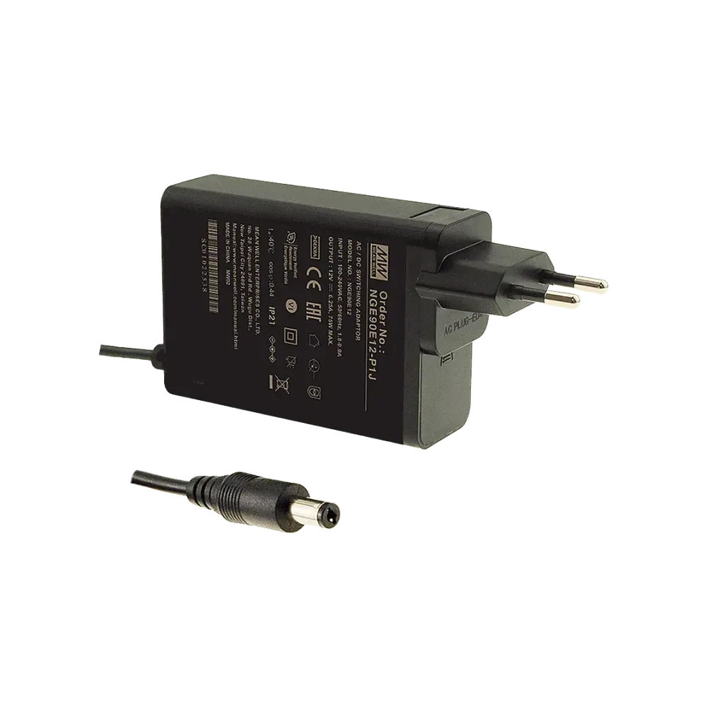 90W plug-in power supply 24V/3.75A, EU version