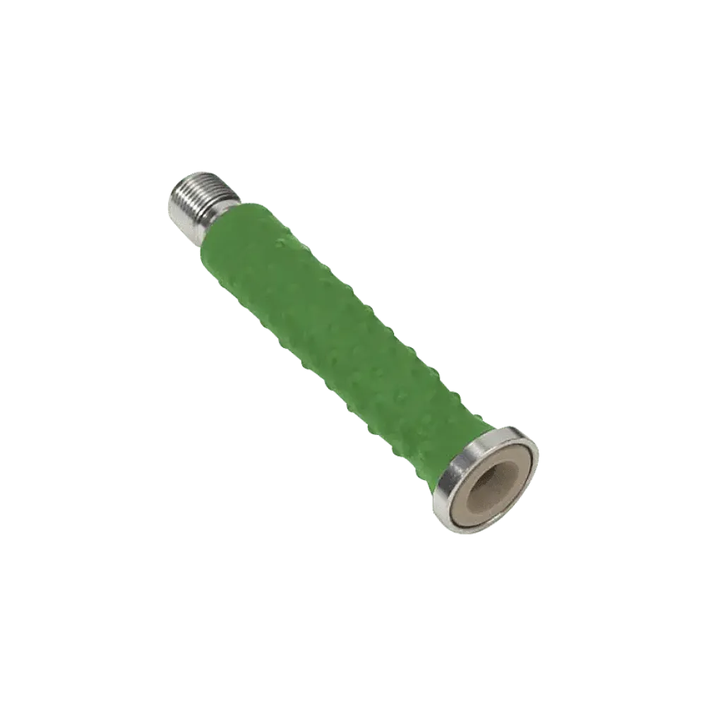 Handle for Advanced soldering pen with green knobbed structure - handle sleeve