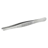Precision tweezers with flat, round, slightly wider tips
