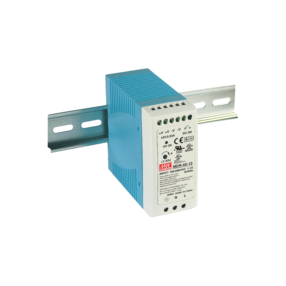 40W DIN Rail Power Supply 12V/3.33A